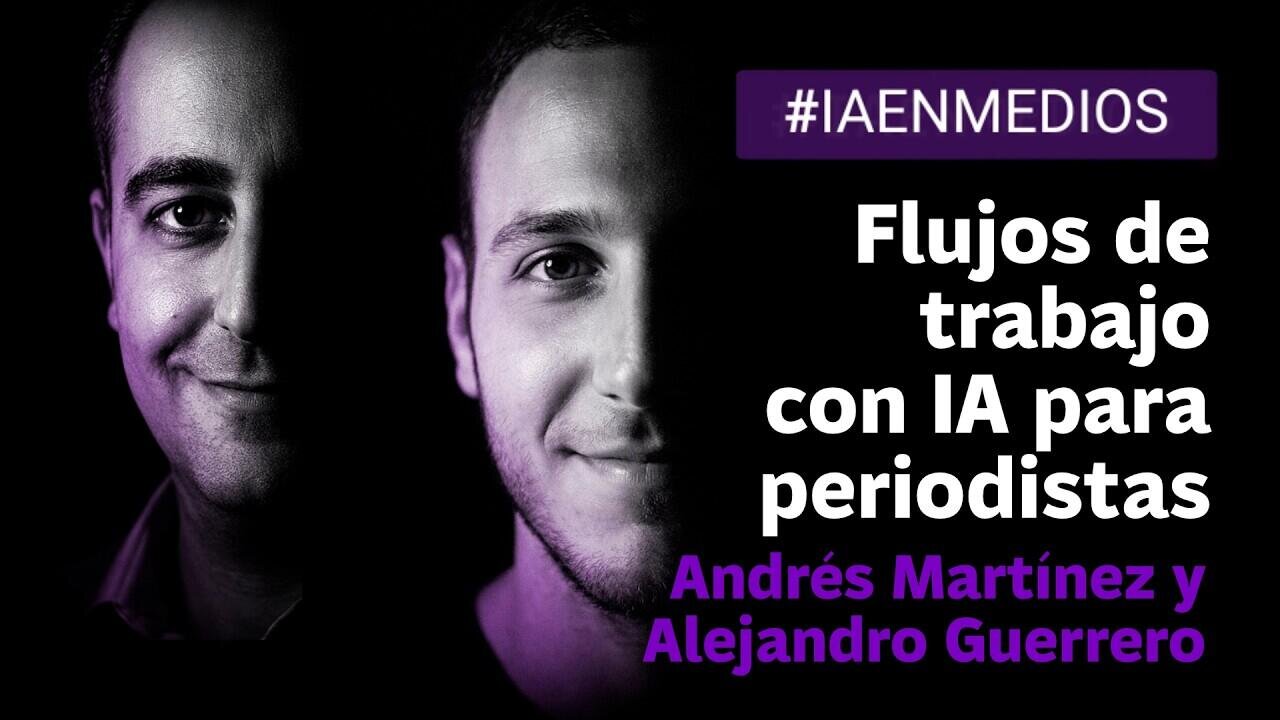 Flujos de trabajo con IA para medios