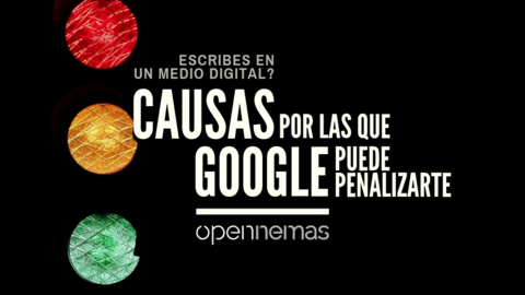 Causas por las que Google puede penalizarte