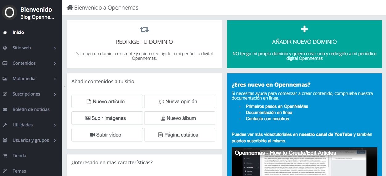 gestor de contenidos