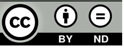 Licencia Creative Commons Reconocimiento SinObraDerivada CC BY ND