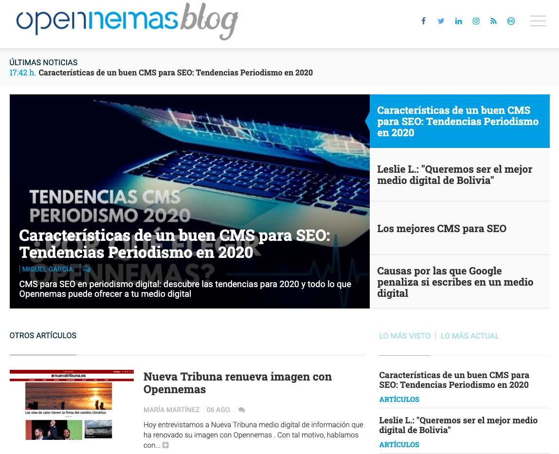 Opennemas Blog