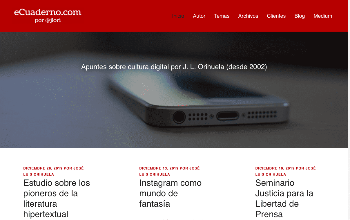 Mejores blogs de periodismo para estar al día en 2020. ECuaderno