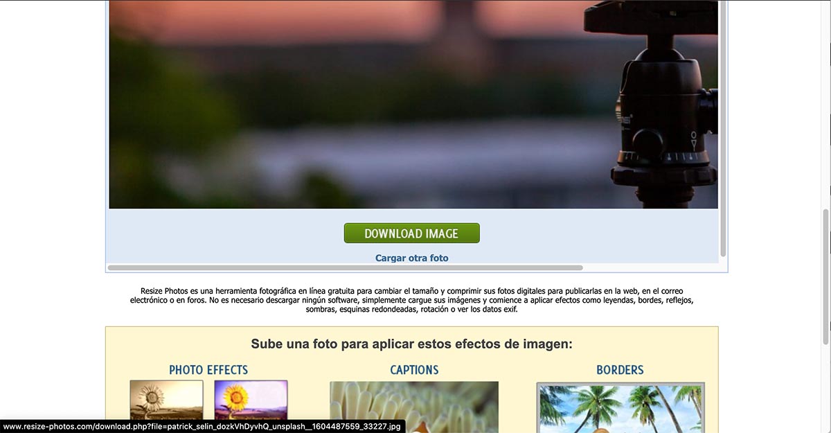 descargar imagen resizeimage comprimida
