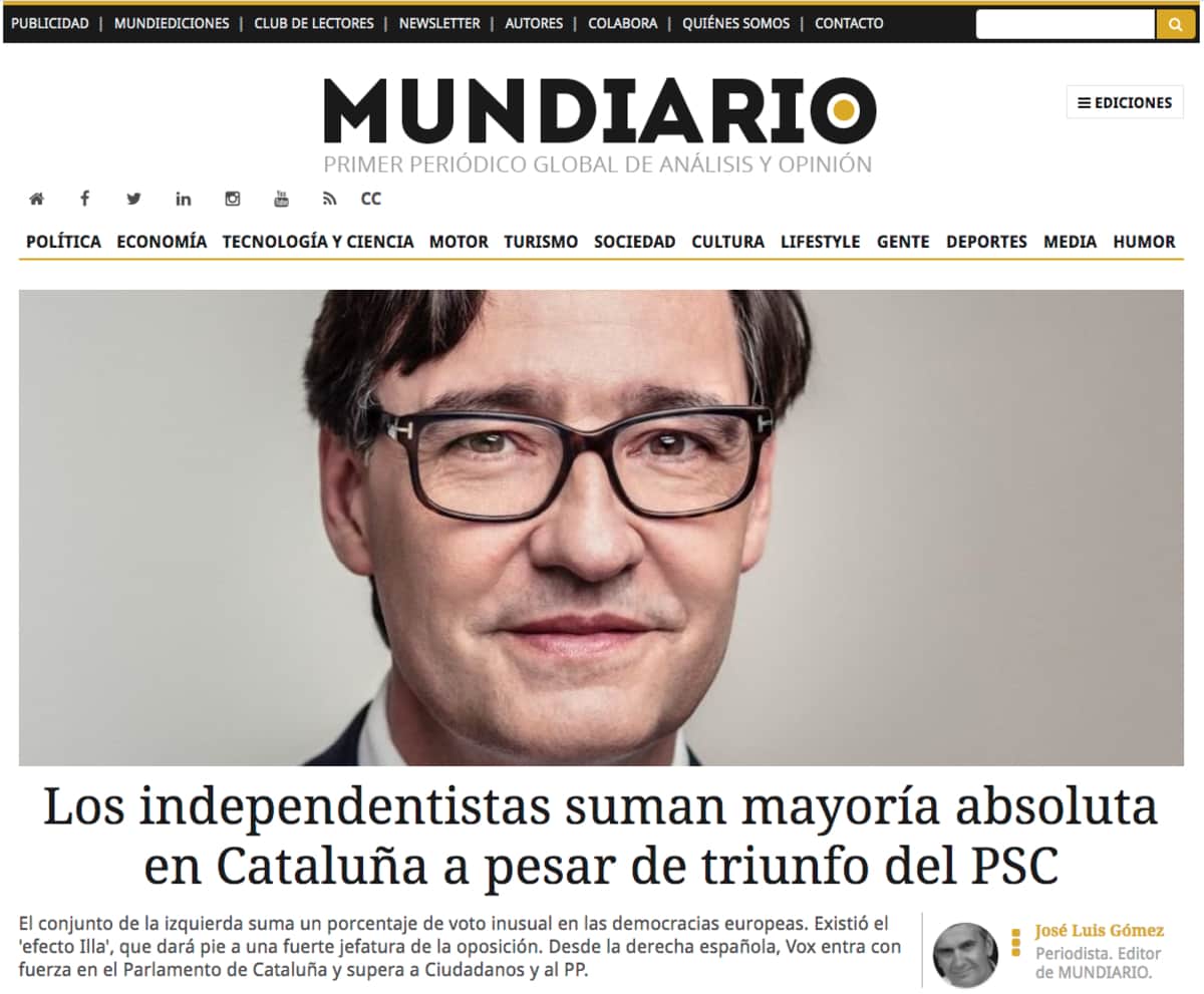 Medios digitales en español: Mundiario