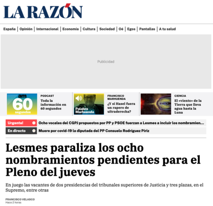 core web vitals la razon