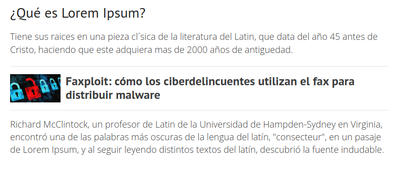 visualizacion de relacionado