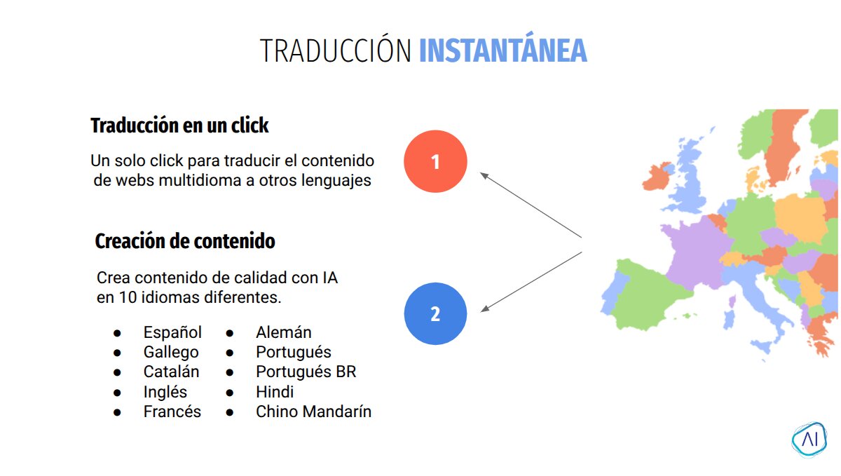 Traducción instantánea con Opennemas AI