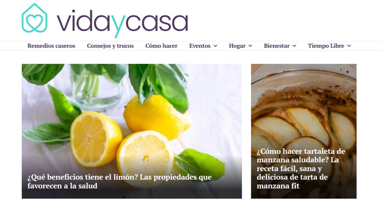 Ejemplo de web bien verticalizada