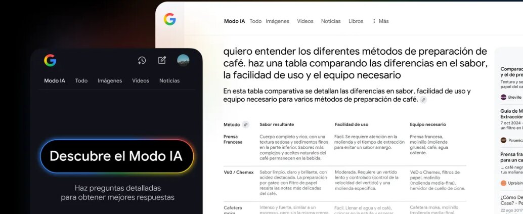 Google AI Mode llega a España