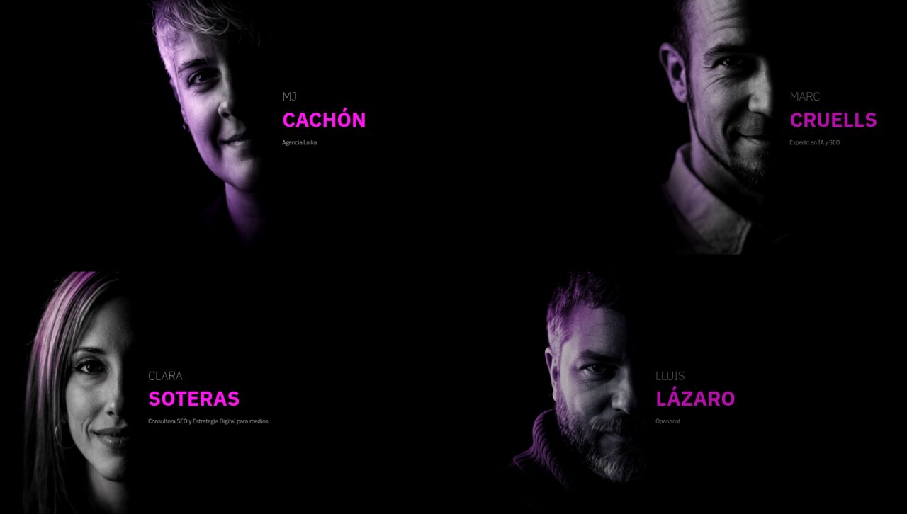 Ponentes del III Congreso IA para medios de comunicación en Santander. Openhost